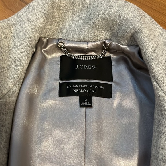 J. Crew Cocoon Coat in Stadium Wool, size 2 - Picture 6 of 11